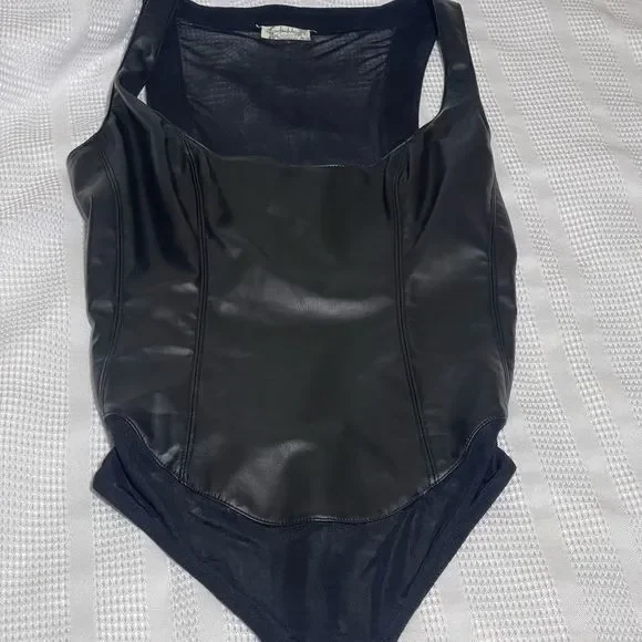 Free People Womens She's A Vegan Bodysuit Size SP - Picture 10 of 10